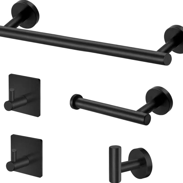 Rebrilliant 5 Piece Bathroom Hardware Set Wayfair
